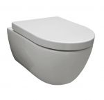 Wandcloset DEE Easy Flush Rimfree (zonder spoelrand) met Softclose-toiletzitting