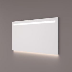 Hipp Design badkamerspiegel vierkant 100x70cm met verlichting+verwarming